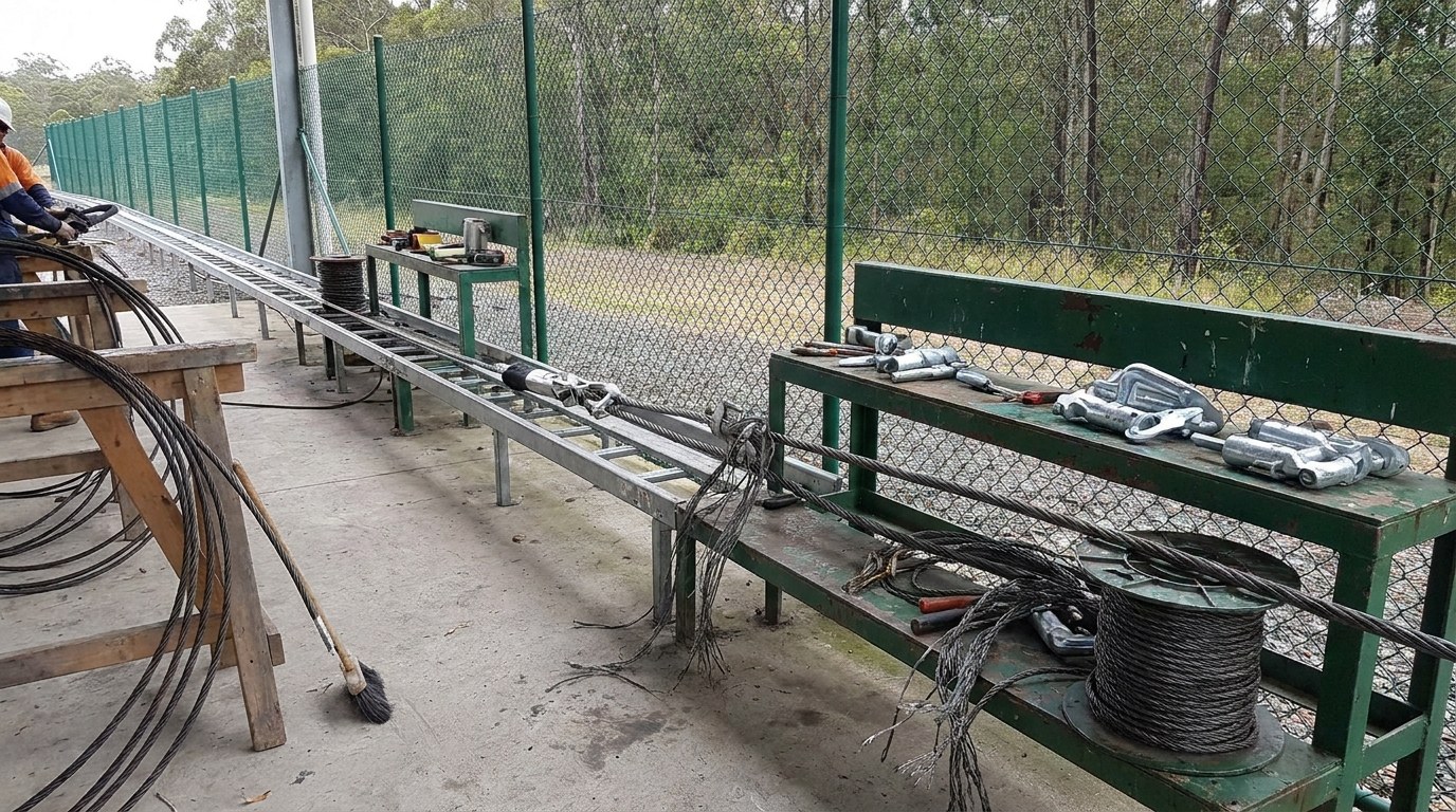 тяга чулком по заводскому лотку